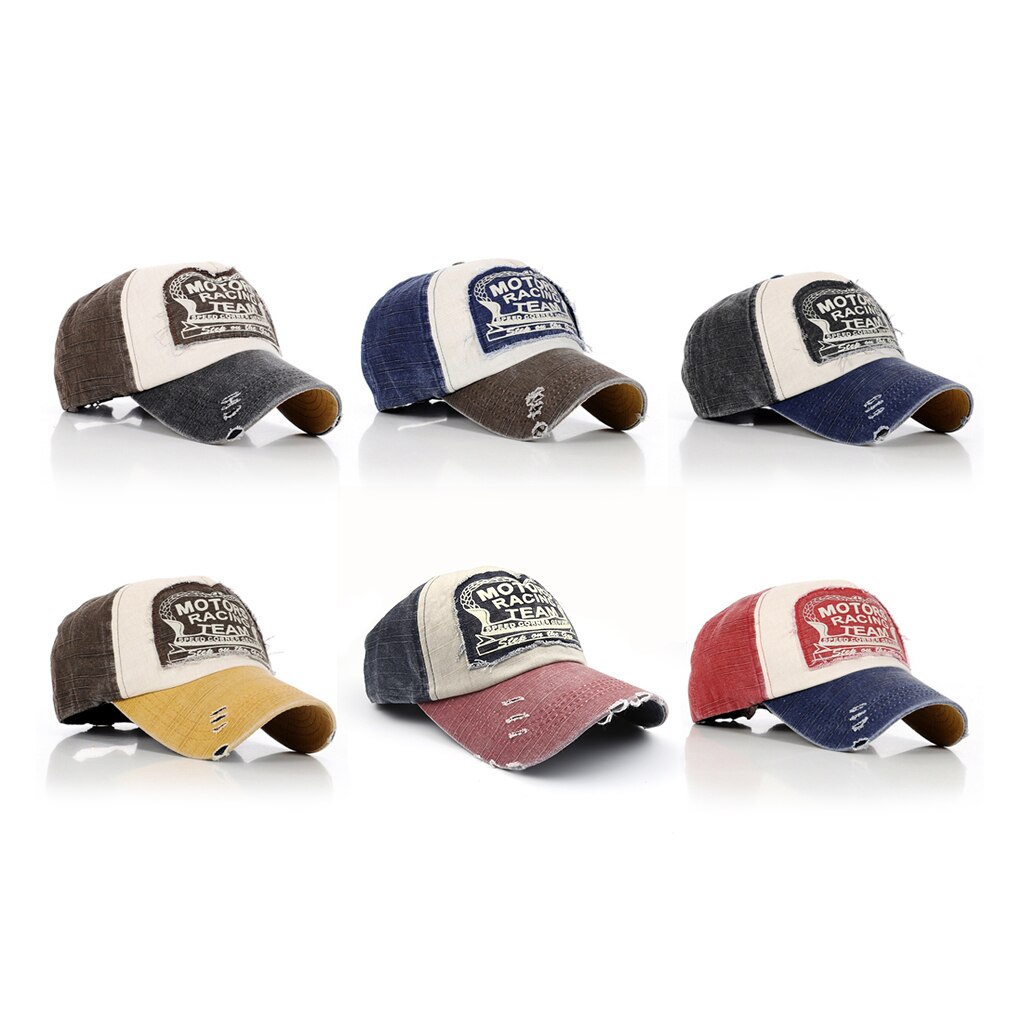 Unisex Retro Baseball Cap Lente Vrouwen Mannen Casual Snapback Hoed Gewassen Katoen Vader Hoed Slijpen Vintage Brief Zonnehoed