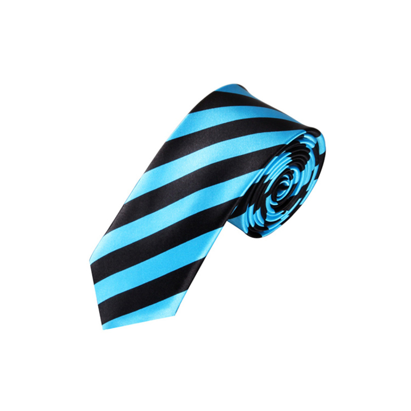 Corbatas a rayas blancas y negras para hombre y mujer, ropa de vestir Formal, corbatas de seda de imitación, corbatas de cuello estrecho, camisas casuales, artesanía diaria, 5CM: Gris