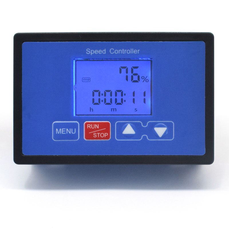 LCD Smart Digital Display PWM control dc motor speed controller 0~100% adjustable max 30A Timing Reversible loop control 12V 24V