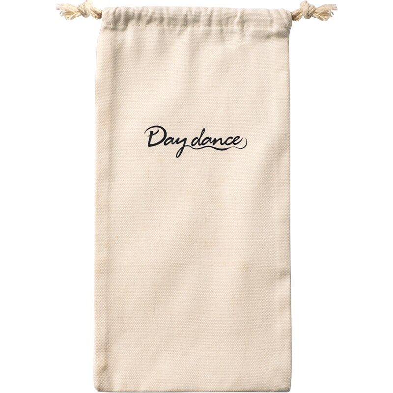 Canvas Cotton Drawstring Dance Bags Beige Carrying Bags Dance Slippers Bags for girls Women