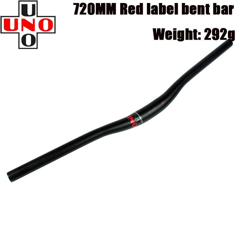 UNO-Manillar de bicicleta de montaña, 31,8 MM, 620/640/680/720/740/760mm, piezas de manillar plano