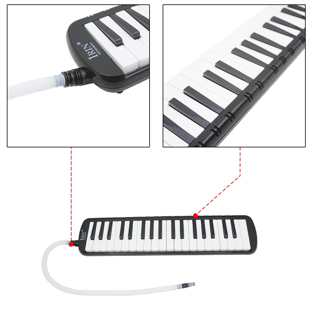 37 Keys Piano Melodica Pianica Musical Instrument with Carrying Bag for Students Beginners Kids