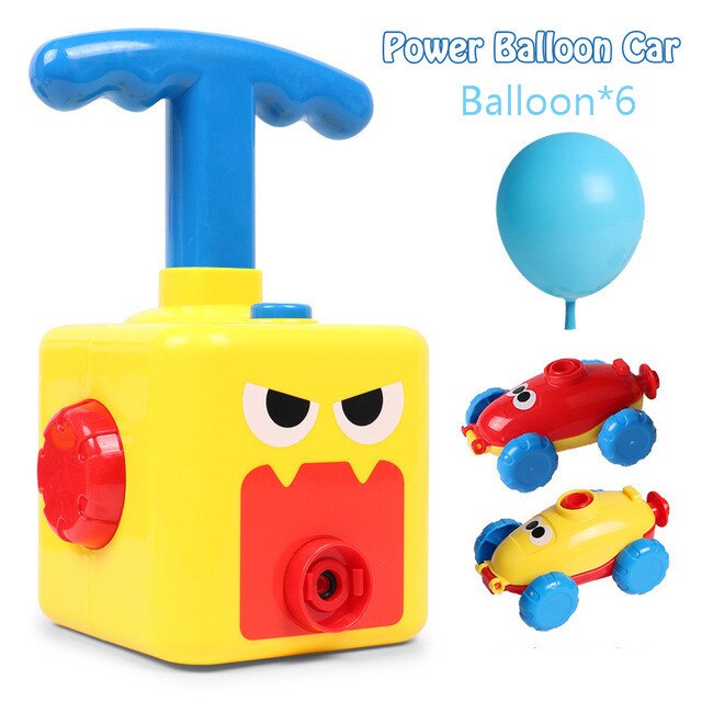 2020 NEW Power Palloncino Lancio Torre Giocattoli Educativi di Puzzle Inerzia di Aria di Alimentazione Auto Palloncino Scienza Experimen Giocattolo per I Regali Dei Bambini: 8