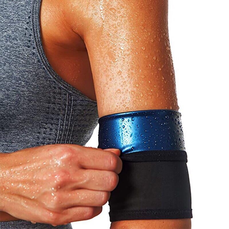 Ladies Body Sculpting Arm Cover Yoga Exercise Fitness Slimming Sweat Clothes Sweat Arm Belt Protector: B / S