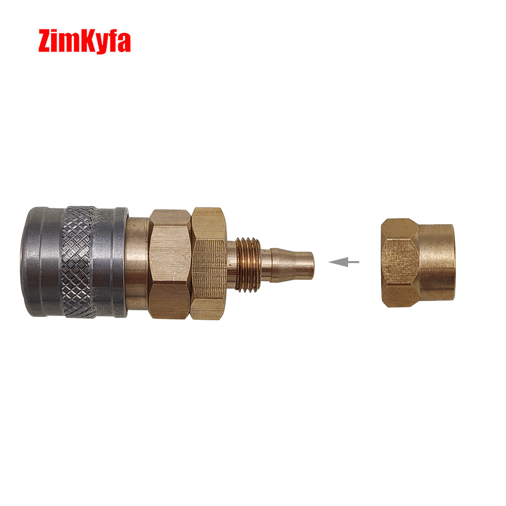 HPA US Foster BLACK 23-2/2302 conector de desconexión rápida a manguera OD de 6MM-6,35 MM para herramienta de aire