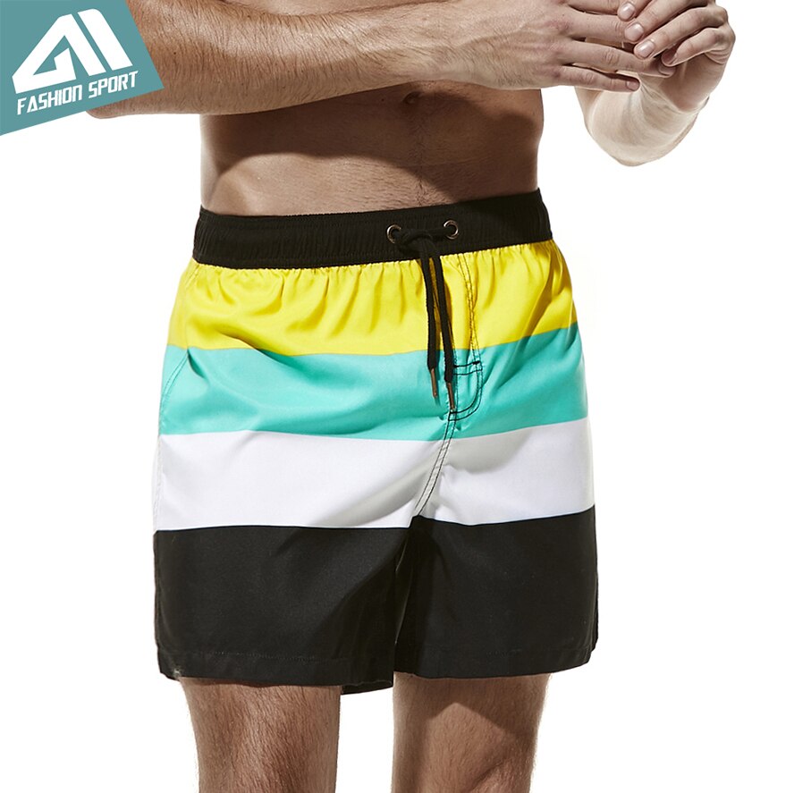 Men's Board Shorts Fast Dry Summer Vacation Beach Surfing Shorts for Men Sport Running Swimming Trunks Male AM2057