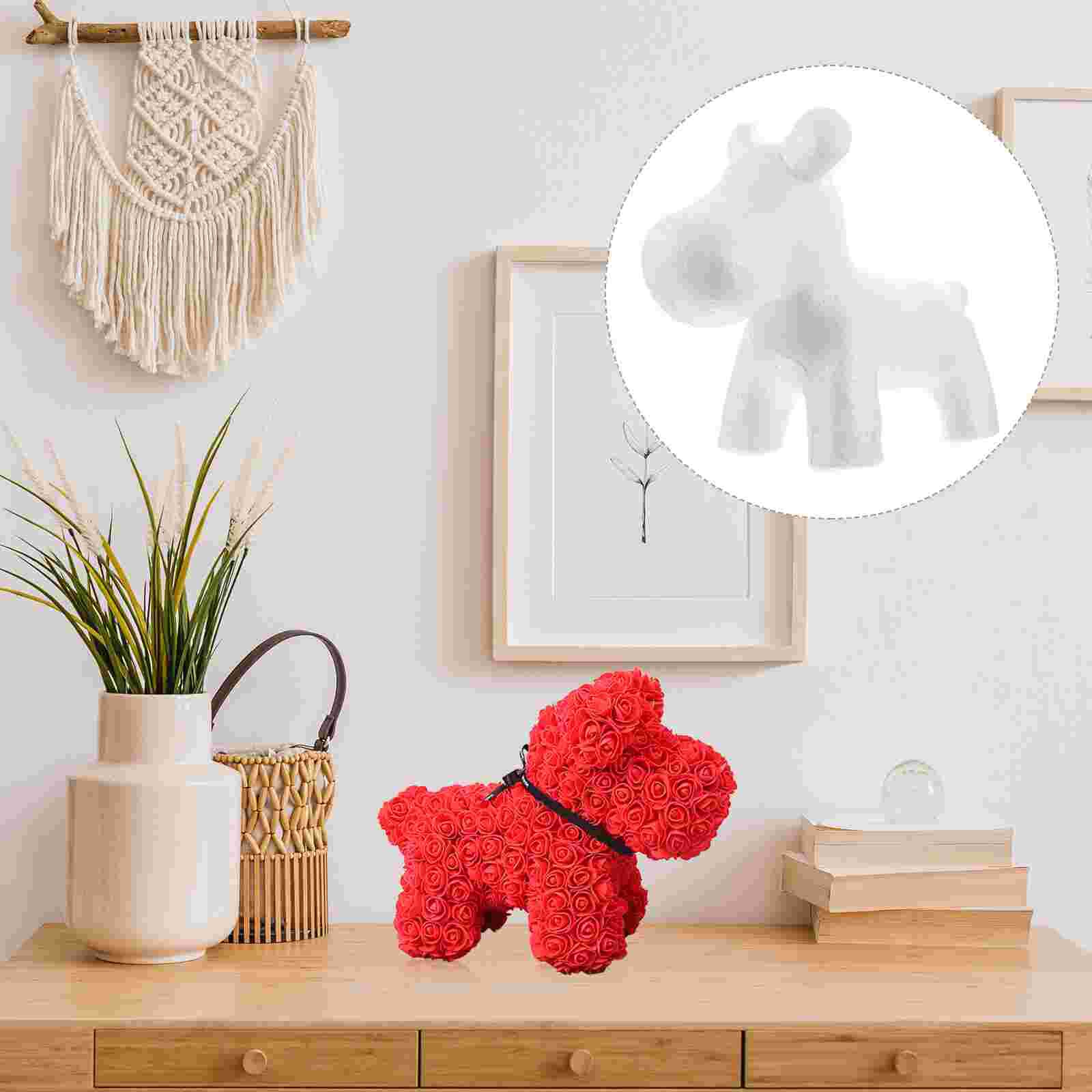 Polystyrene Modelling Puppy Mould for Wedding Party Decoration: Default Title