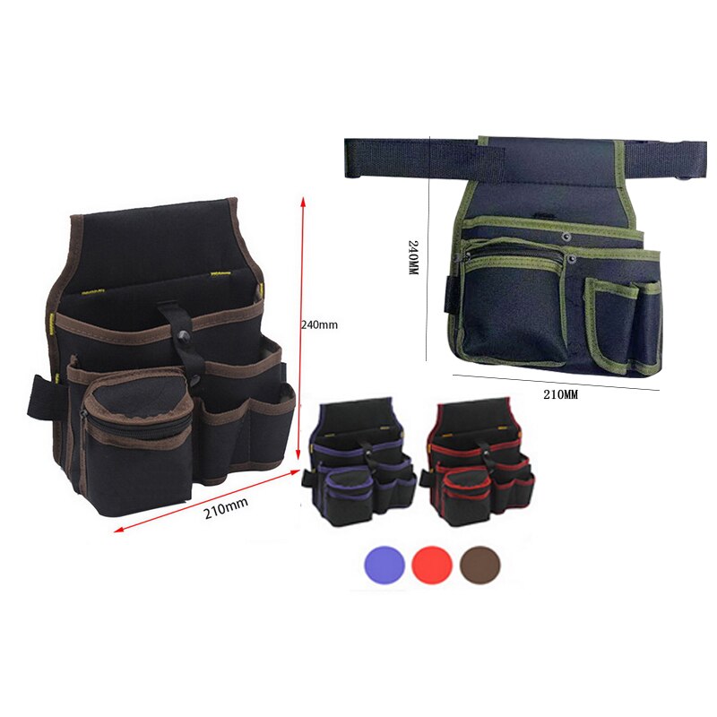 Multi-Functionele Elektricien Gereedschap Tas Taille Pouch Riem Opslag Houder Organizer Elektriciens Heuptas