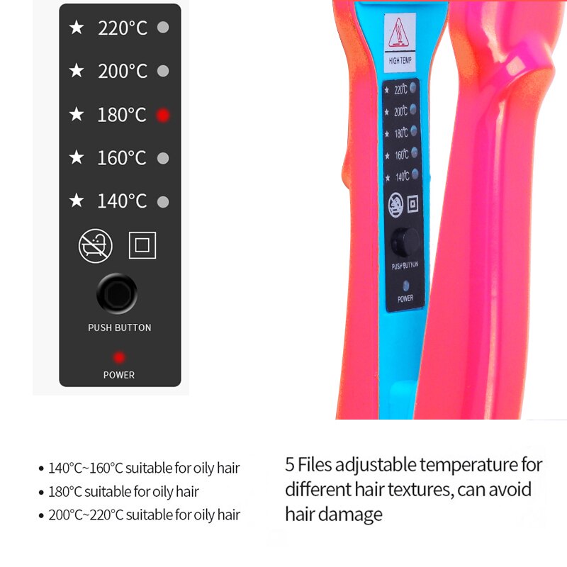 Hair Crimper Straightener Irons Fluffy Styling Hair Volume for Corn Corrugated Plates Ripple Machine Styling Tools