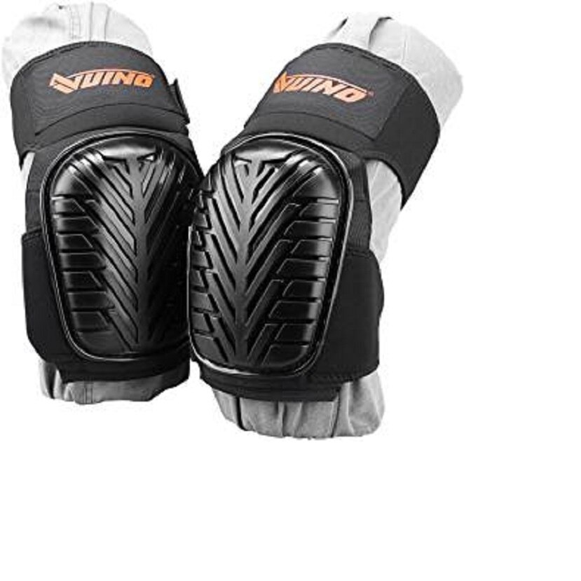 Heavy Duty EVA Foam Padding Knee Pads with Comfortable Gel Cushion and Adjustable Straps for Working, Gardning