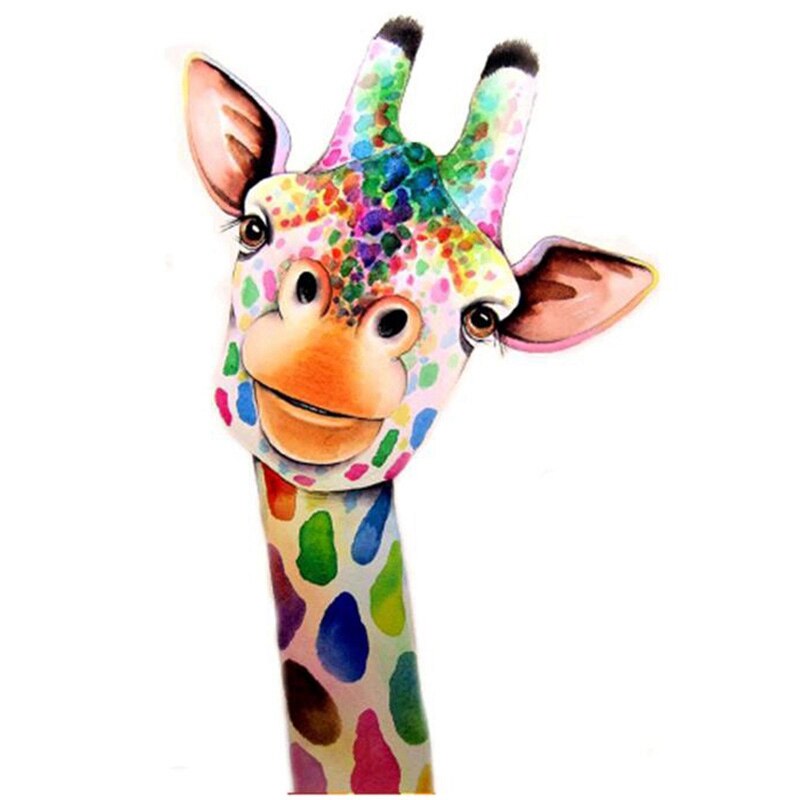 5D Diamond Painting Giraffe Animals Cross Stitch Mosaic Diamond Embroidery Picture of Rhinestone Home Decor: Default Title