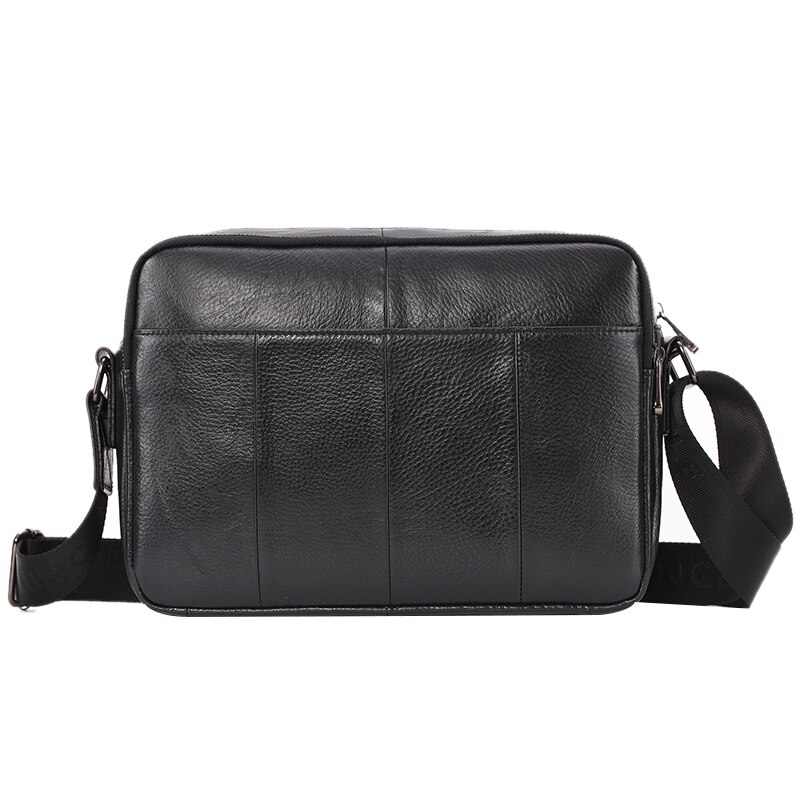 Pi uncle leren retro heren schoudertas aktetas multi-pocket handtas messenger bag