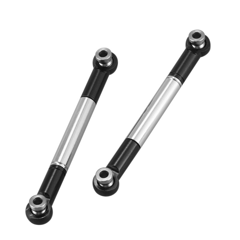 4PCS Metal Front and Rear Tie Rods for C14 C24 Semi Truck Models Upgrade Accessories