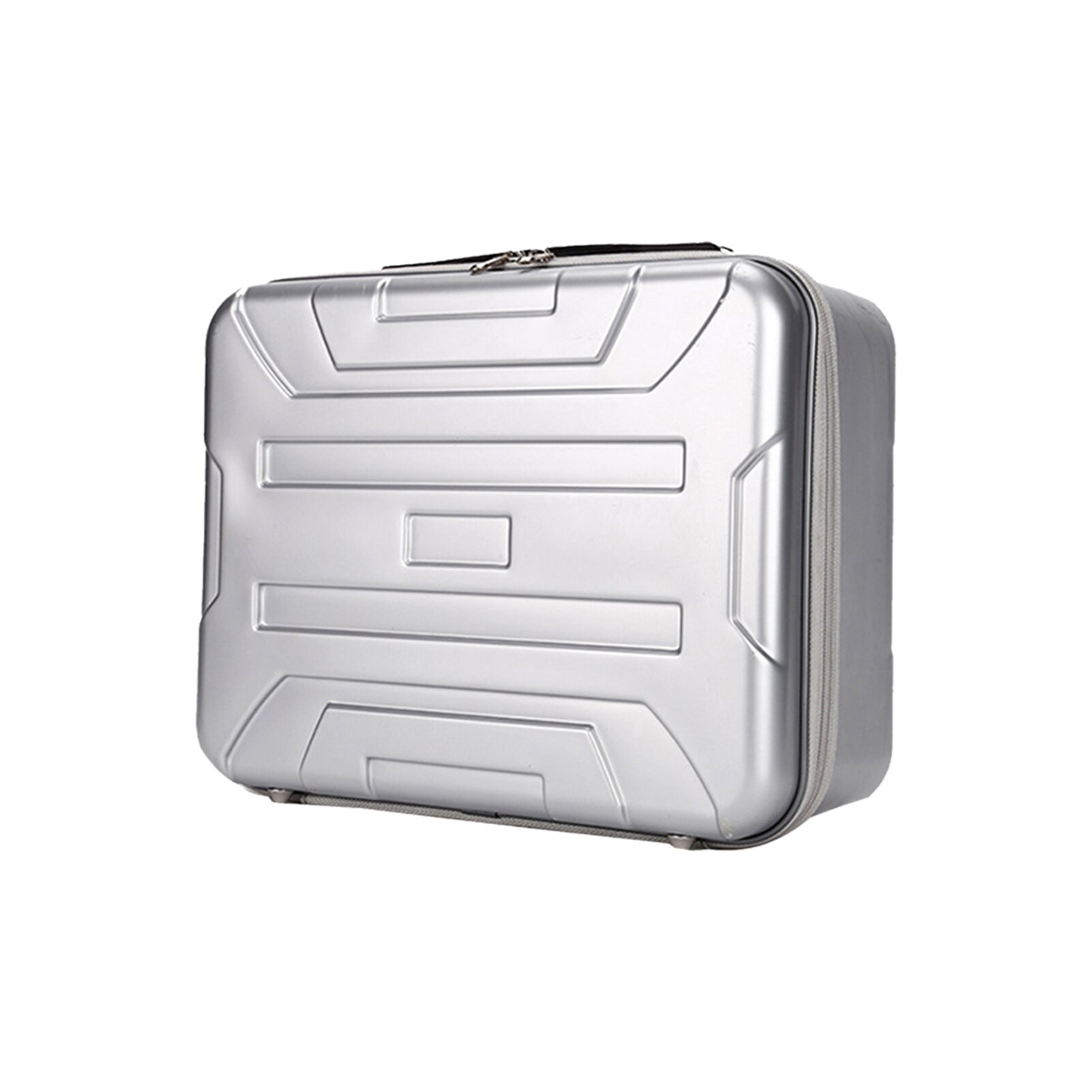 Reizen Drone Accessoires Hard Shell Abs Opbergdoos Met Handvat Vervanging Draagtas Scratch-Proof Voor Dji Fpv Combo: Zilver