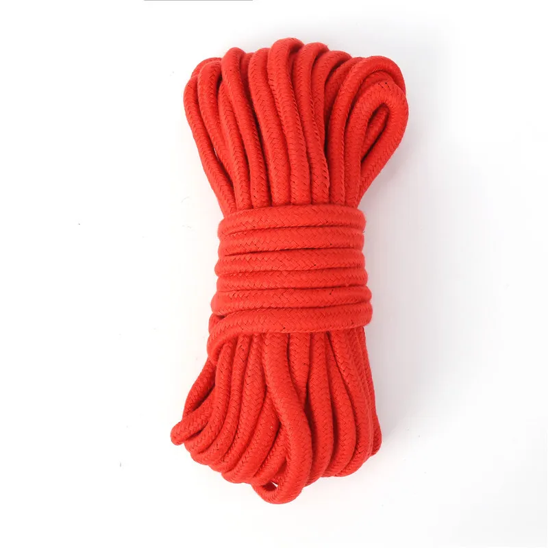Corde souple colorée pour tours de magie, accessoire de magicien de luxe, 30 pieds, 10m: Rouge