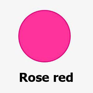 Color 19mm Cute Circles Round Code Stickers Scrapbooking Self Adhesive Sticky Labels: Rose-red