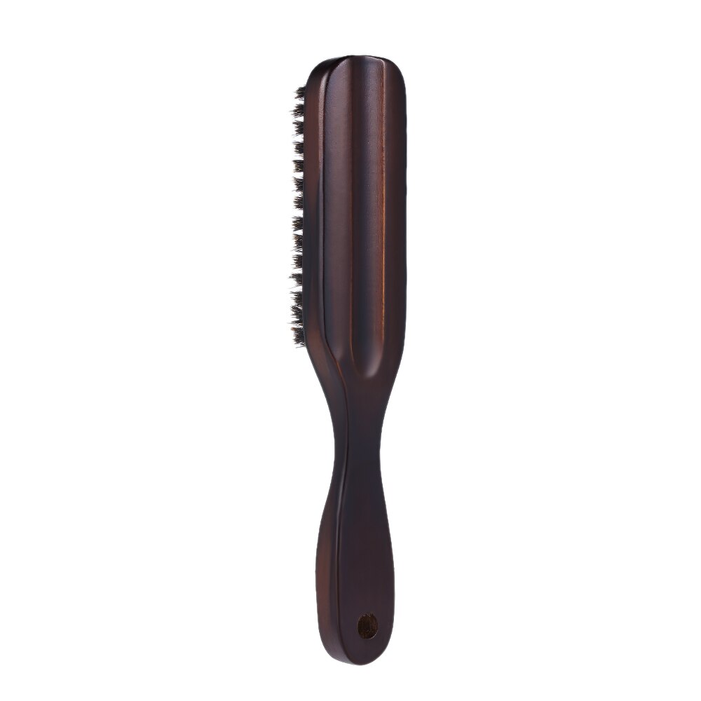 Cepillo de barba Facial para hombre, peine de bigote de madera, cepillo de afeitar para hombres, cepillo de pelo Facial multifuncional