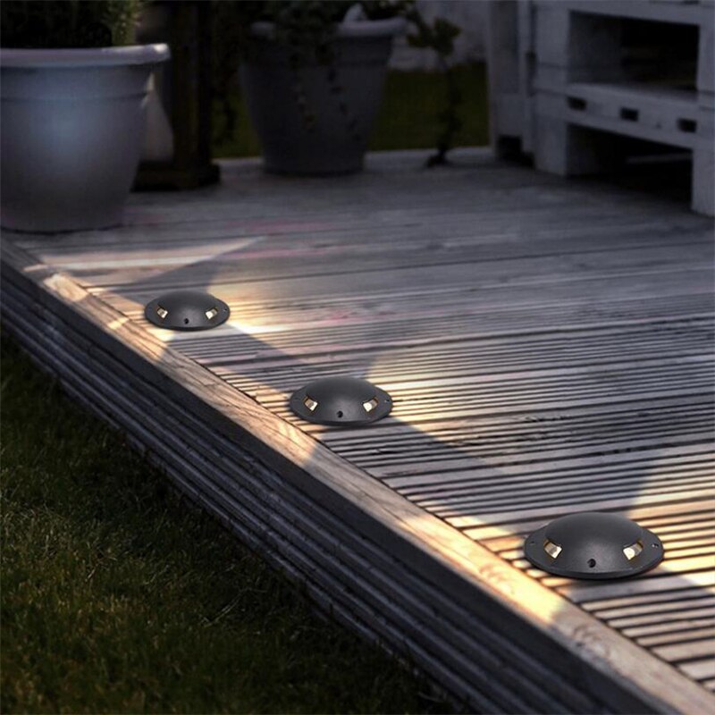 1 stücke LED Deck Licht 2W 3W 4W AC110V 220V/ 12VDC LED Boden Treppen Schritte straße Begraben Hof Scheinwerfer Landschaft Außen Fuß Beleuchtung