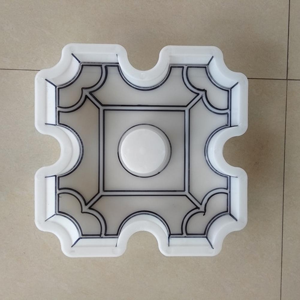 Bestrating Mallen Delicate Textuur Diy Path Gazon Bestrating Cement Brick Mold Tuin Steen Road Beton Bestrating Tool