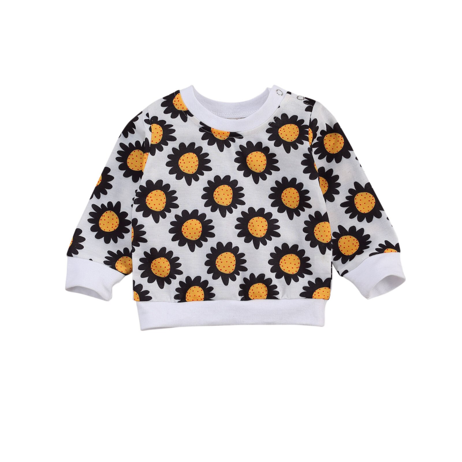 Sweats pour fille 0-24M bébé sweat tournesol hauts de noël pour filles enfants costume non défini bébé fille vêtements sweats à capuche: B / 18M