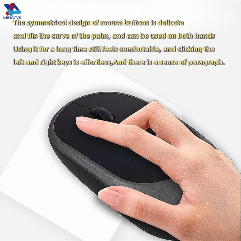 MINGCVIL Drahtlose Maus Bluetooth USB Stille Mäuse Einstellbare DPI Ergonomisches Wiederaufladbare Gaming Maus Für Xiaomi Tablet