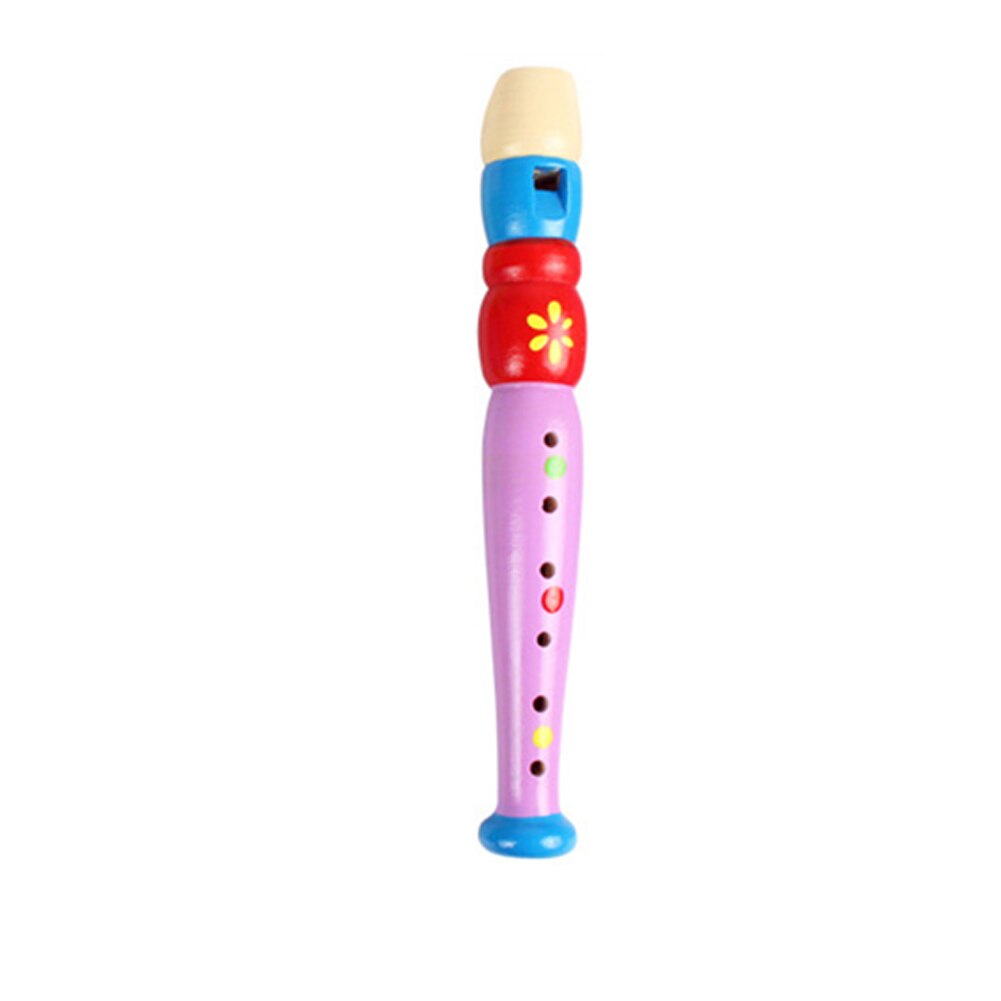 1PC Kids Piccolo Instrument Toy Wooden Children Clarinet 6 Hole Piccolo Woodwind Musical Educational Toy For Children #17