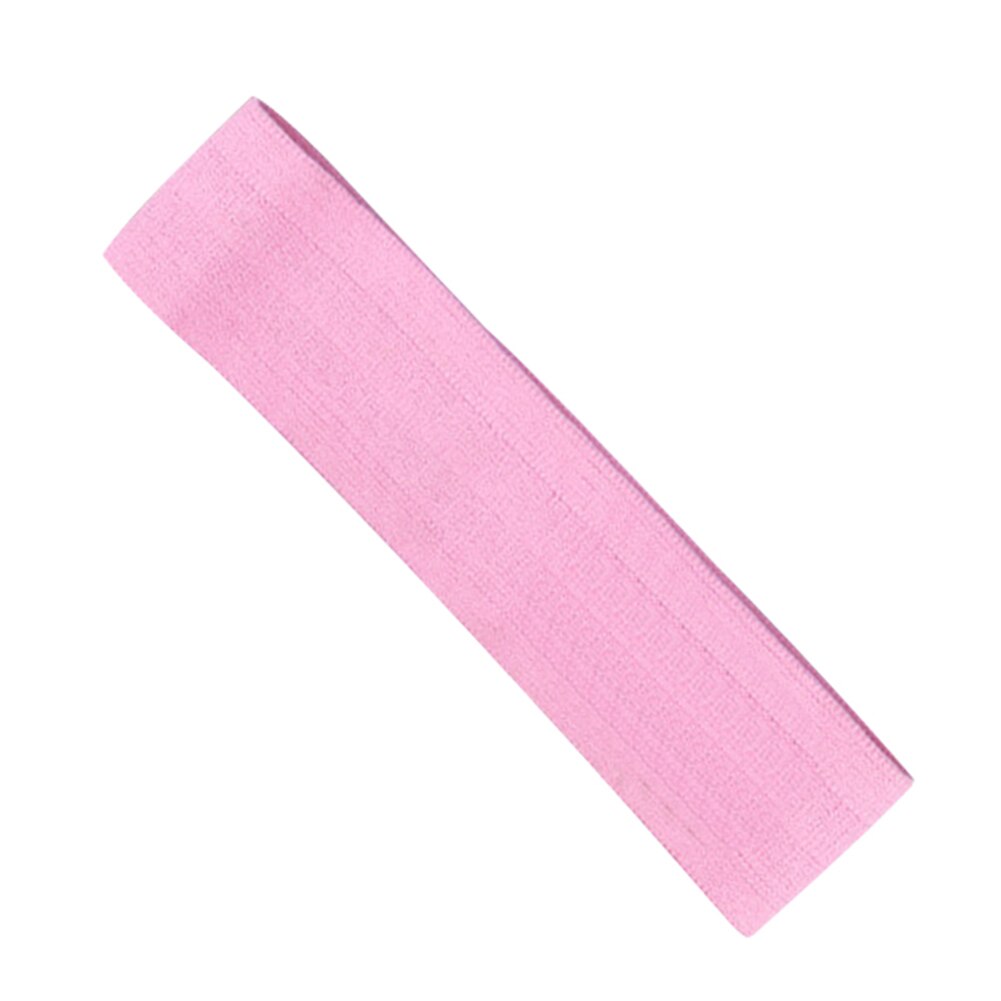 Gym Yoga Fitness Hip Glute Leg Exercise Training Elastic Resistance Loop Band 5 Level Rubber Training Pull Rope Gym Equipment: Pink / L