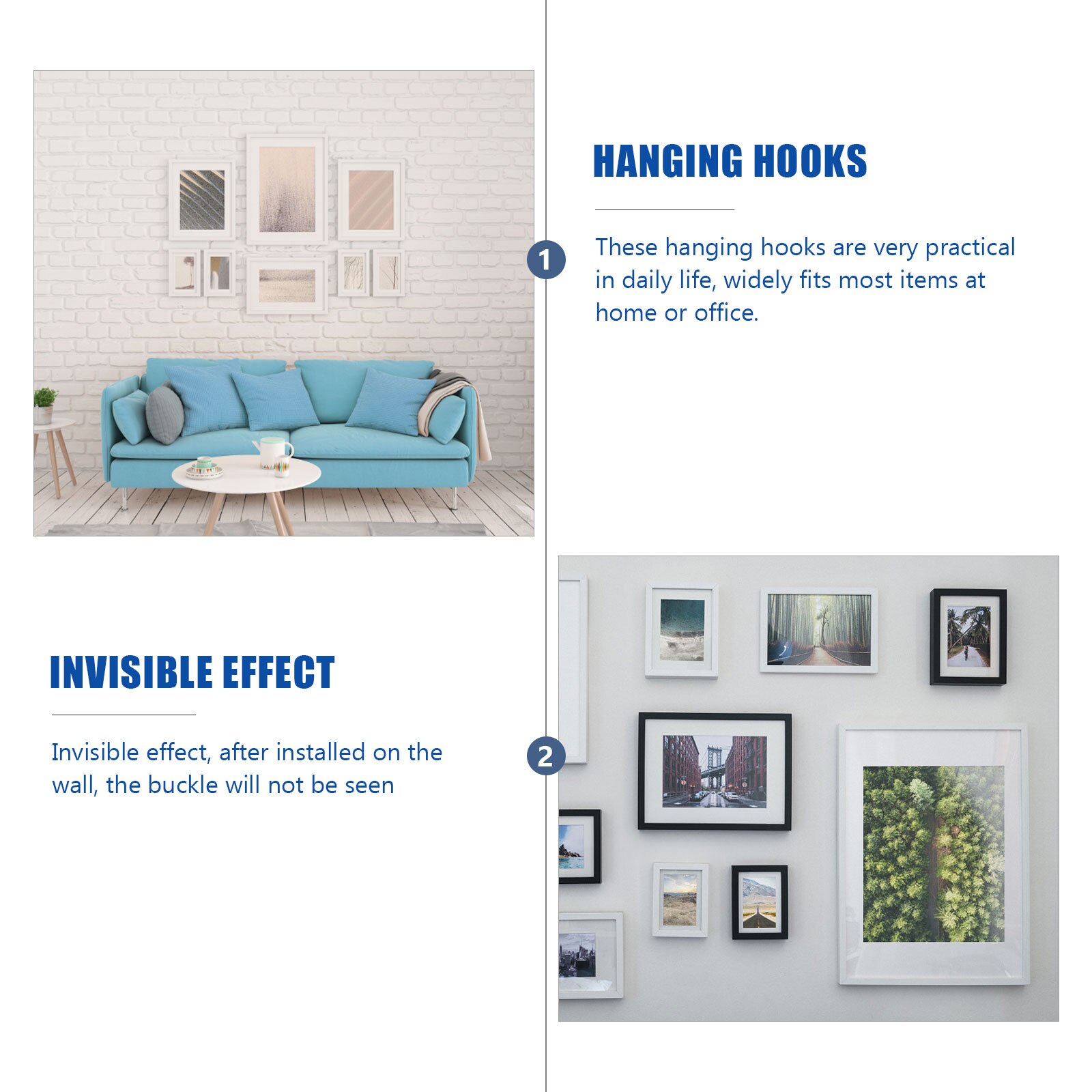 50pcs Photo Frame Keyhole Hangers Frame Keyhole Hangers Round Keyhole Hangers