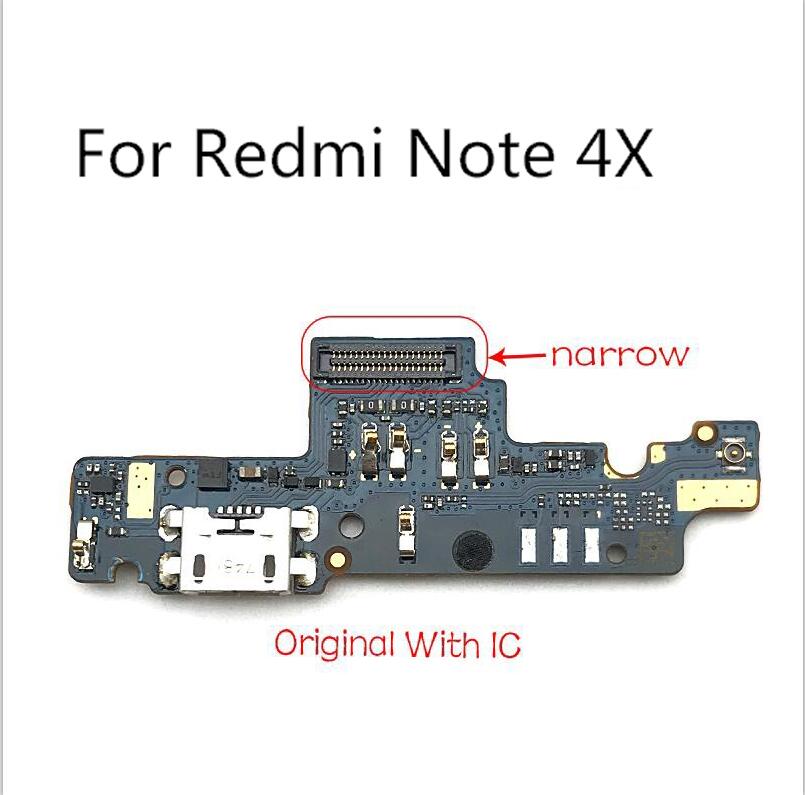Ładowarka USB złącze portu dokującego złącze Flex Cable dla Xiaomi Redmi Note 8T 9S 9 4 4X 5 5A 6 3 Pro Se 152mm: Note4X Narrow Ori