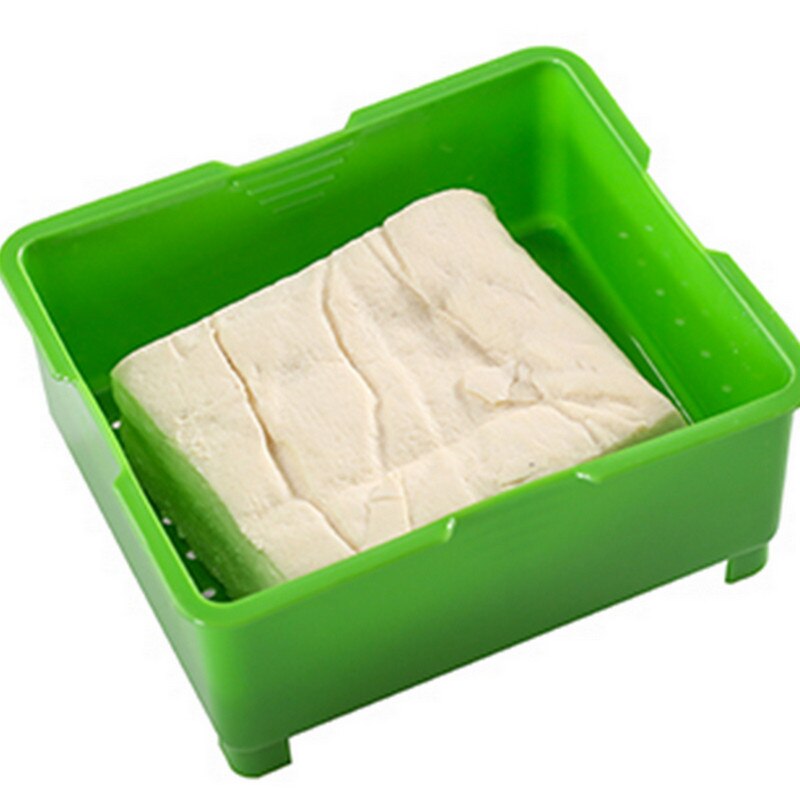 Drei-schicht Tofu Presse Hohle-heraus Unten Tofu Ablassen Kasten Griff Praktische Küche Werkzeuge Tofu Abfluss Kasten küche Werkzeuge