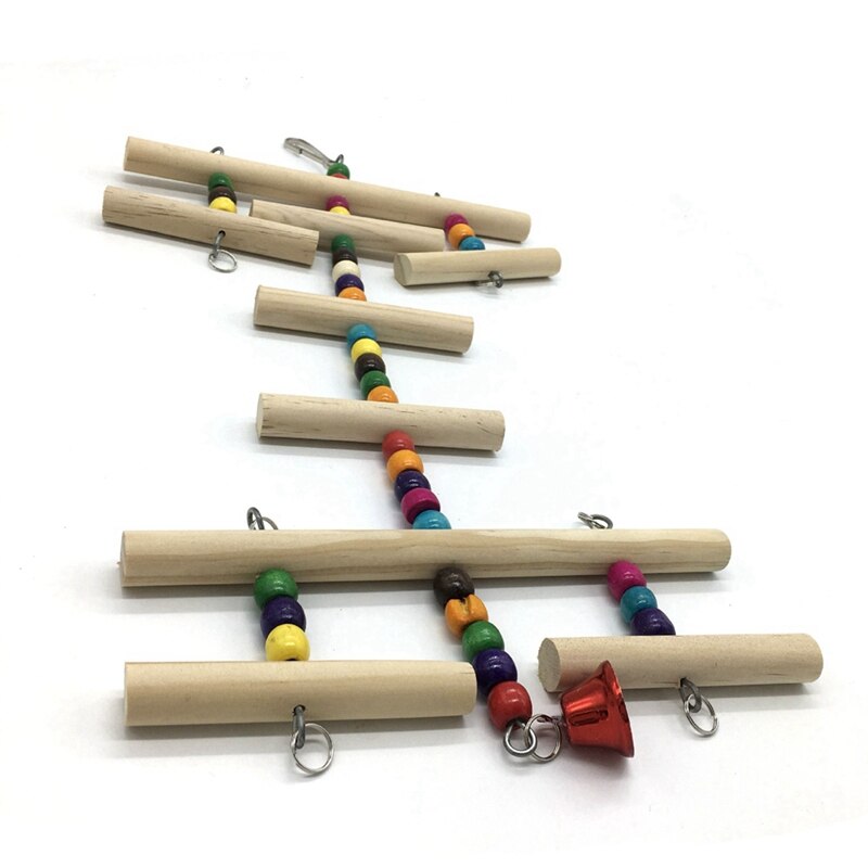Houten Speelgoed Papegaai Speelgoed Slang Speelgoed Opknoping String Opknoping String/Kleur Kralen Ronde Houten String Creatieve Vogel Speelgoed