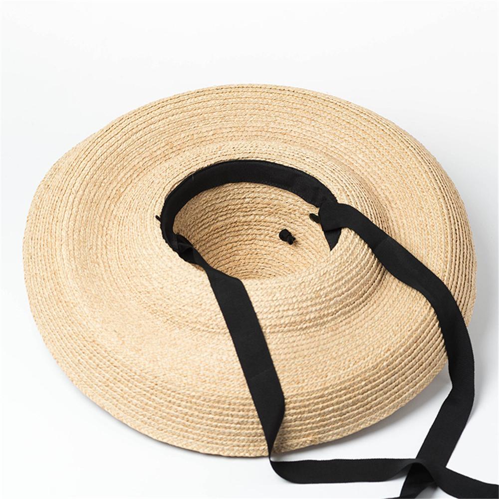 Stor solhatt strand anti-uv solskydd vikbart halmkåpa skydd  #3 u 15