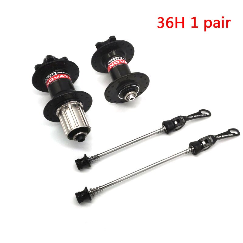 Novatec hub D041SB D042SB disc card brake MTB mountain bike hub bearing bicycle hubs 24 28 32 36 Holes 24h 28h 32h 36h 6 colors: 36h black one pair