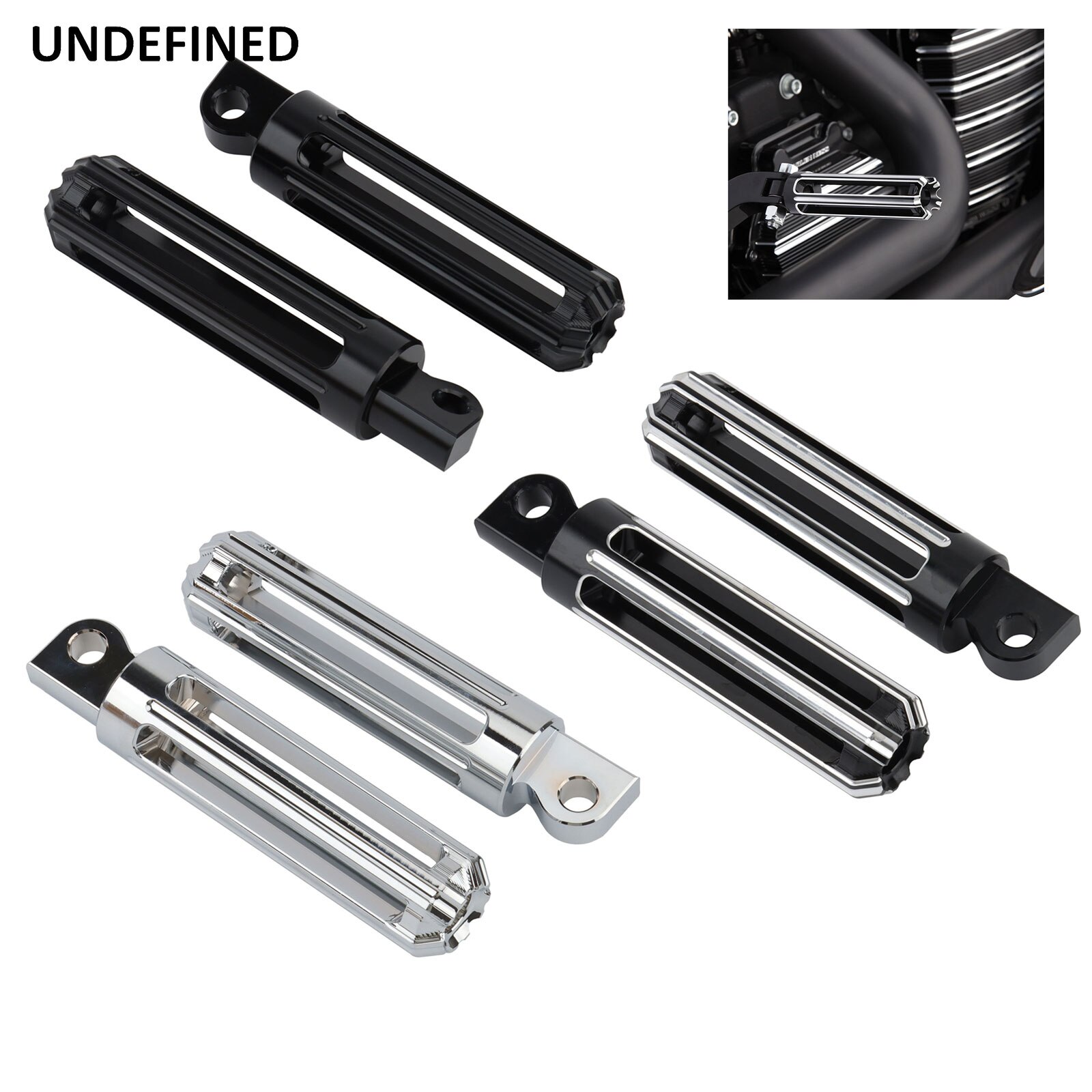 Male Mount Motorcycle Front Rear Foot Peg Footrest Pedal For Harley Sportster Iron 883 Touring Road King Dyna Softail Fatboy