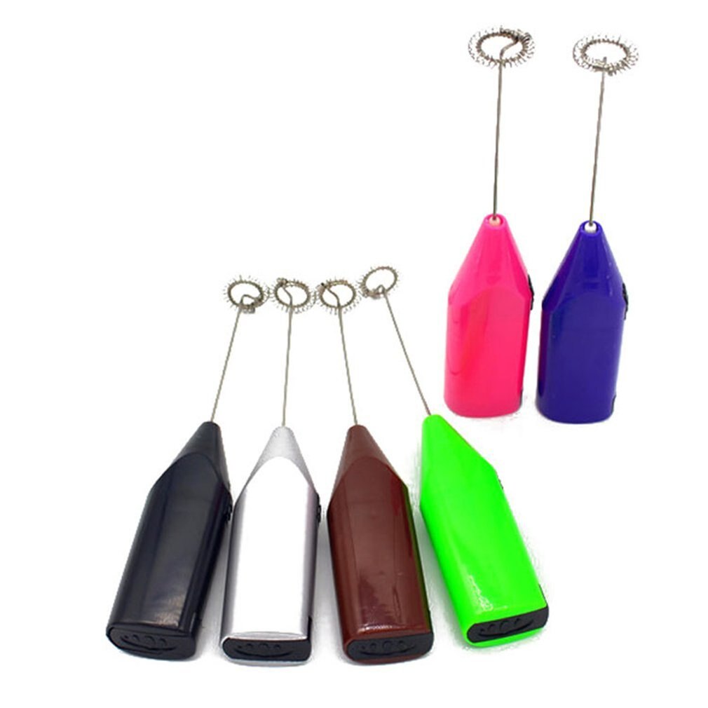 Mini Electric Coffee Blender Handheld Eggbeater Stainless Steel Bubble Milk Drink Stir Bar Kitchen Cooking Tools