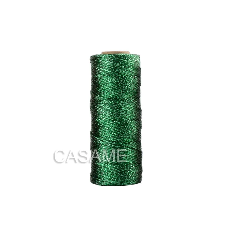 1.5Mm 100M Goud Zilver Macrame Koord Touw String Voor Naaien Diy Touw 100M Macrame Touw Voor Naaien En Draad Touw: Deep Blue