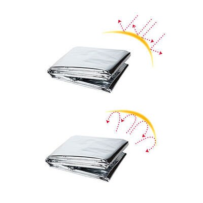 Outdoor Overleven Thermische Mylar Lifesave Onderkoeling Rescue Emergent Houden Folie Deken Ehbo-kit Kamp Warm Warmte Droog