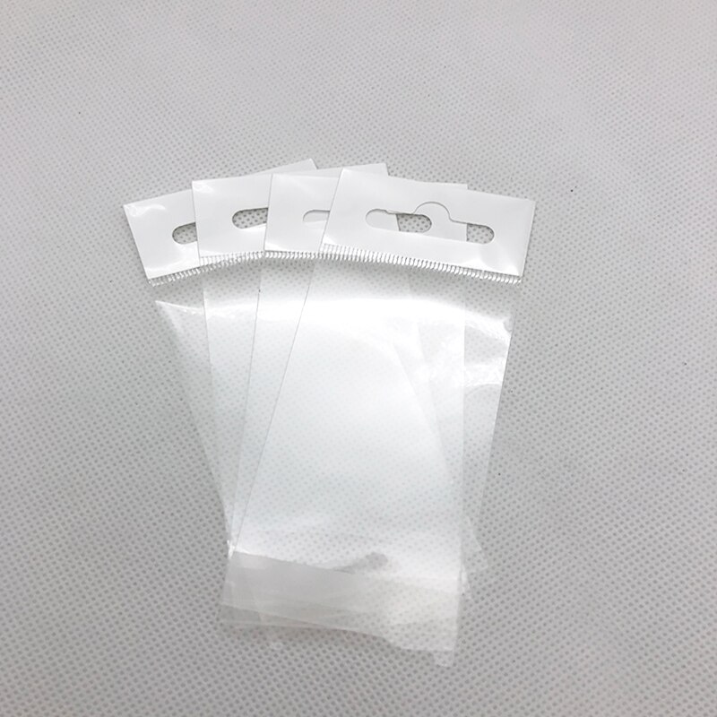 Transparent self sealing plastic bag Transparent food packaging with handle Transparent jewelry bag made in China