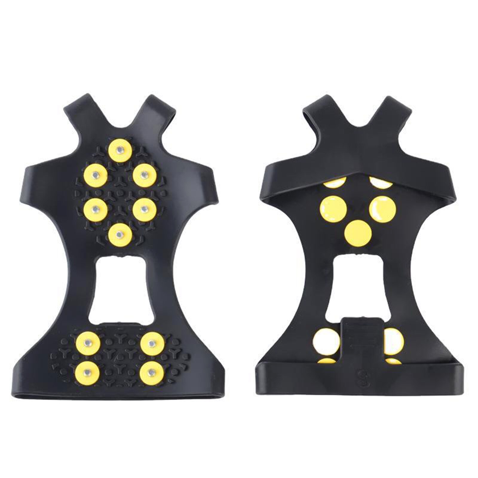 Siliconen antislip klimschoen grip antislip sneeuw ijs klimschoen spikes grips  j55: Xl