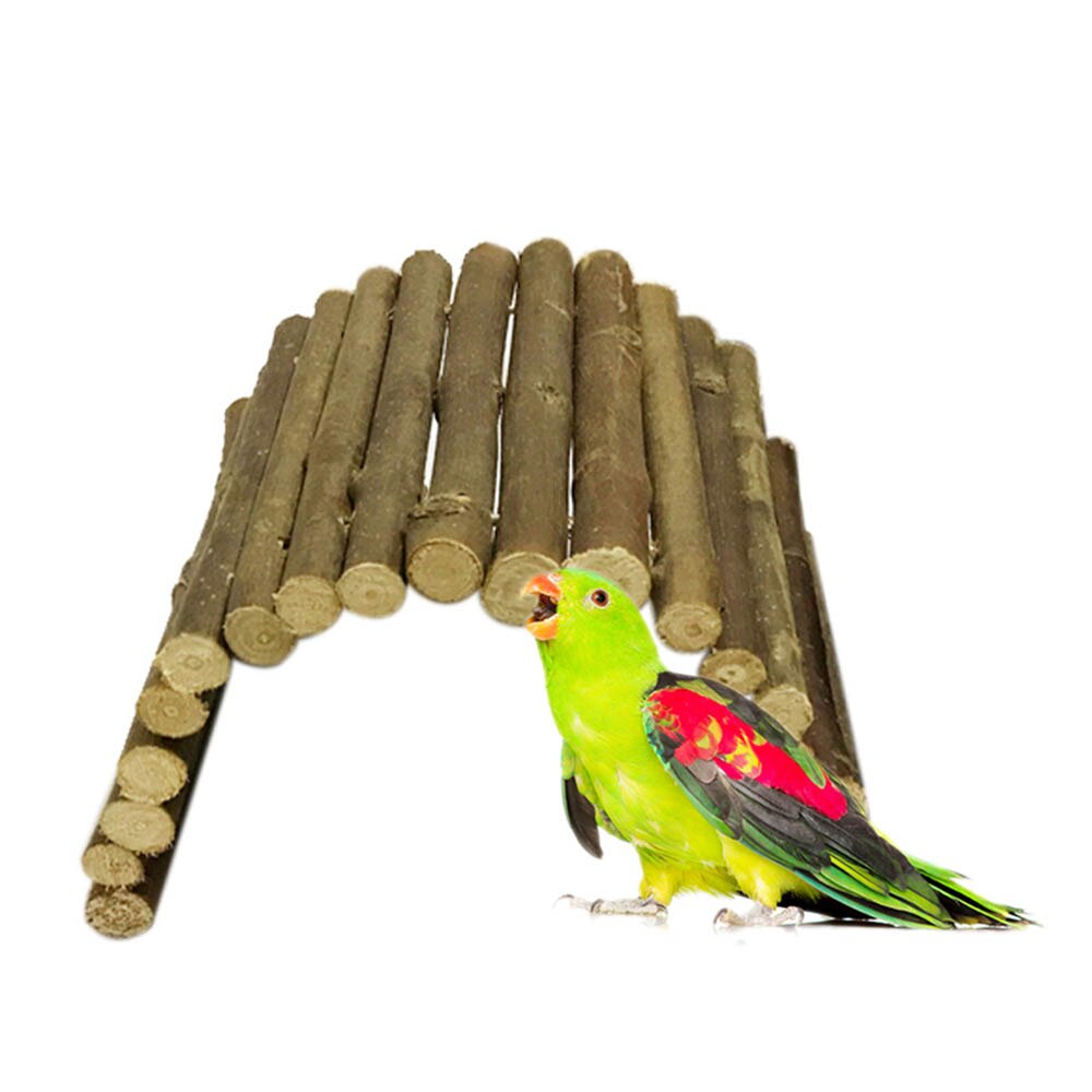 Pet Toys Ladder Reptile Tortoise Hamster Lizard Golden Bear Evasion House Hiding Fence Climbing Ladder Pet Wooden Fence