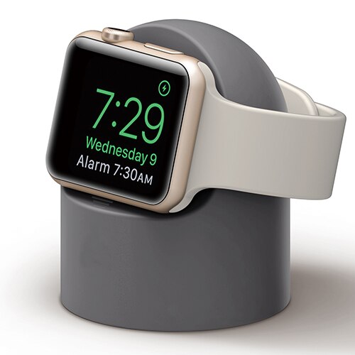 Charge For Apple Watch stand iWatch 42mm 38mm 44mm 40mm watch accessories for apple watch 6 5 4 3 2 SE station holder: Gray