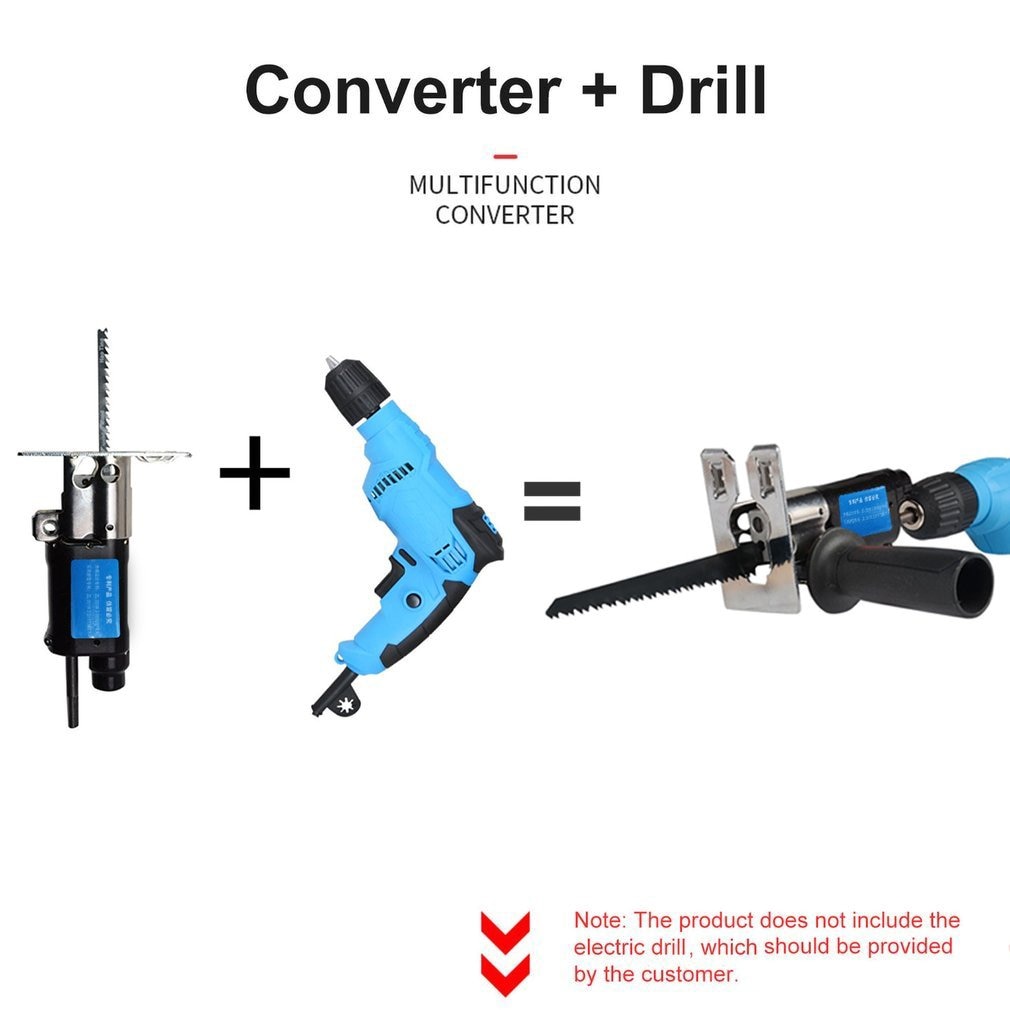 Multifunctional Cordless Reciprocating Saw Attachment Wood Metal File Cutting Tool Electric Drill Jig Power Tool Accessories