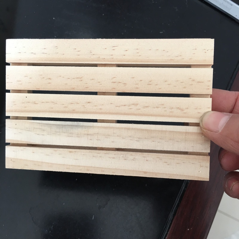 Mini Wooden Pallet Beverage Coasters for and Cold Drinks Wood Pallet Coasters Flower Pot Cushion