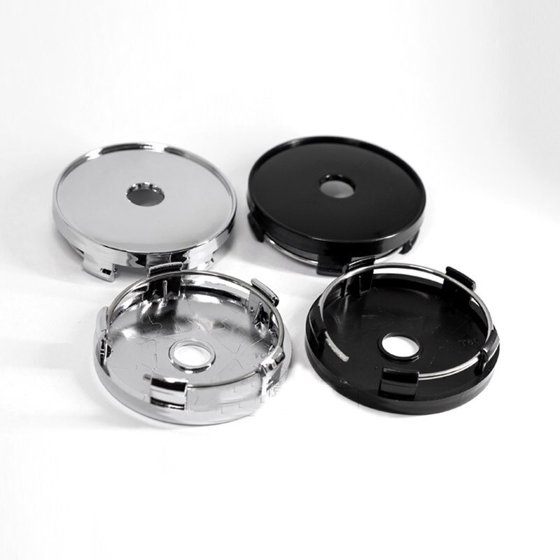 T60 Universal- Rad Hub Abdeckung 60MM Änderung Hub Kappen Galvanik Rad Abdeckung Rad Center Kappen 4 stücke