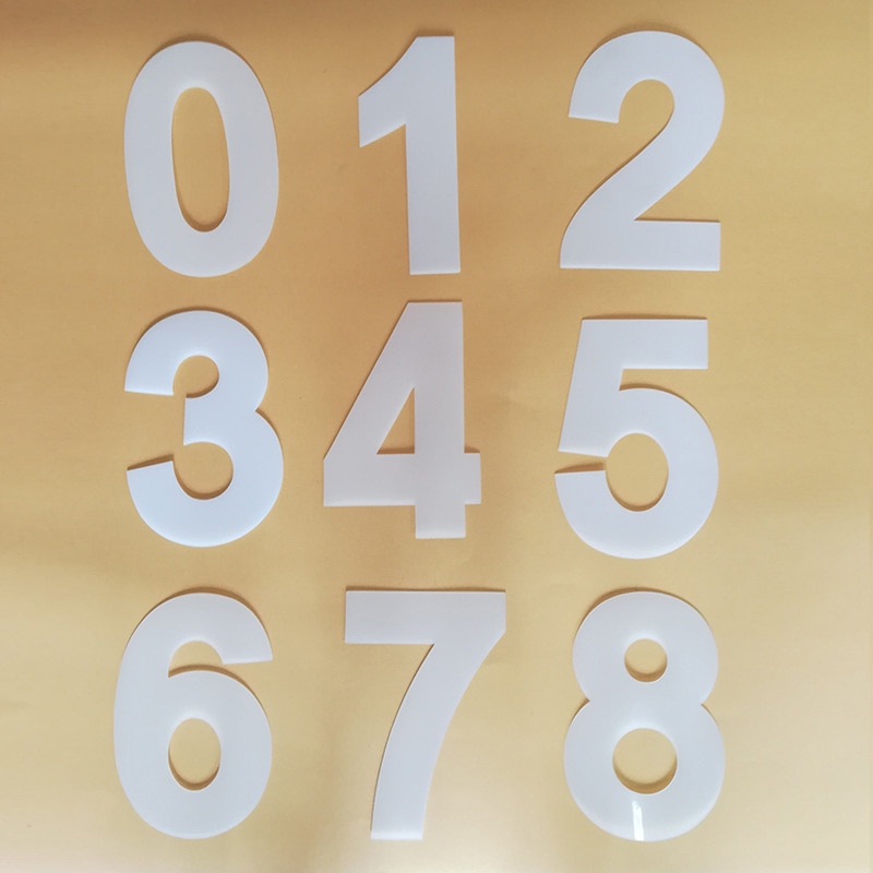 Numbers Cake Mould Set PET Decorating Baking Mold DIY Kitchen Tool For Birthday Pastry B88