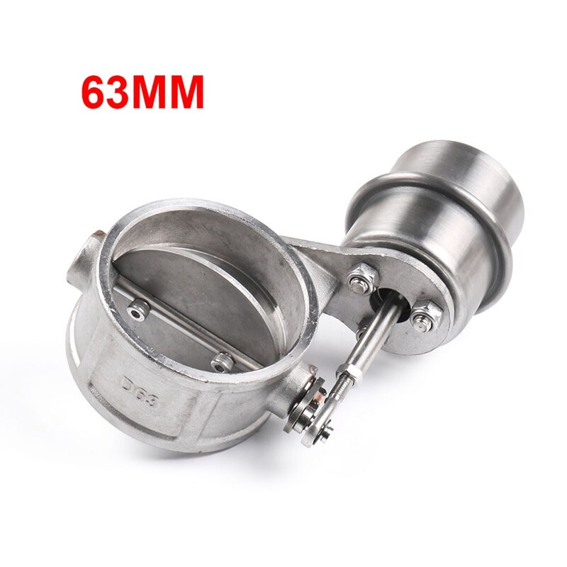 Car Exhaust Control Valve Boost Vacuum Activated Exhaust Cutout Open Style Pressure 1 BAR: 63mm