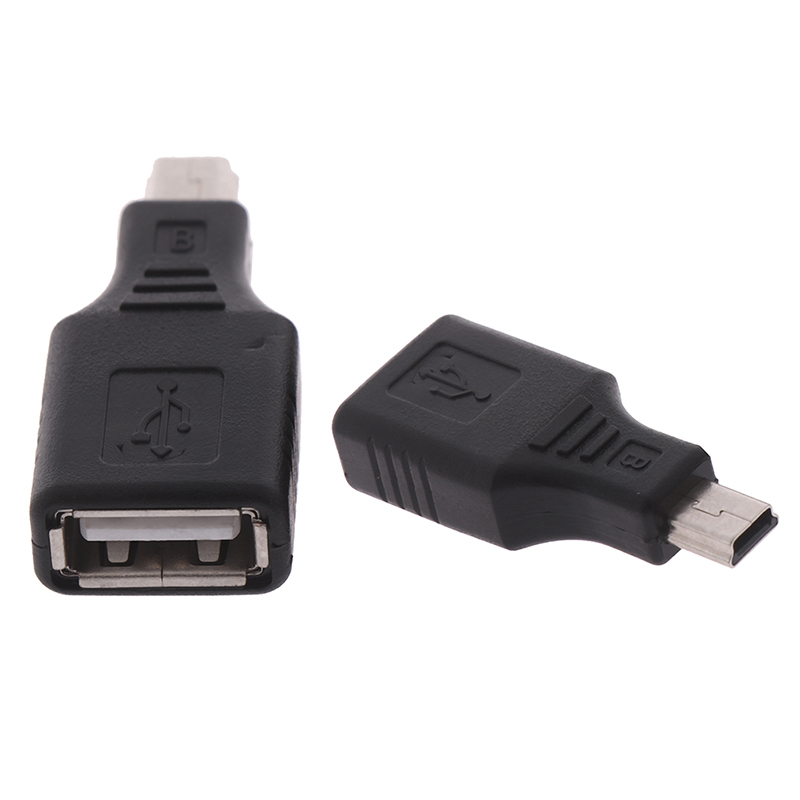 Mini USB Male to USB Female Converter Connector Transfer data Sync OTG Adapter for Car AUX MP3 MP4 Tablets Phones U-Disk