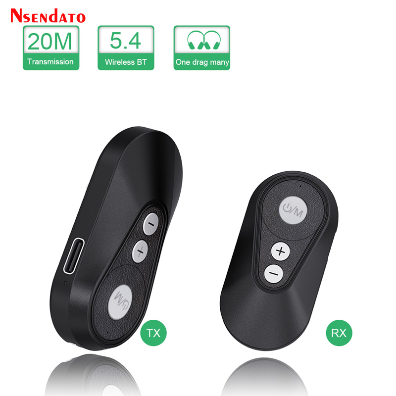 Adaptateur audio sans fil pour haut-parleurs MP3 de voiture, émetteur et récepteur de musique Auracast, compatible Bluetooth multipoint 5.4 LE, TV