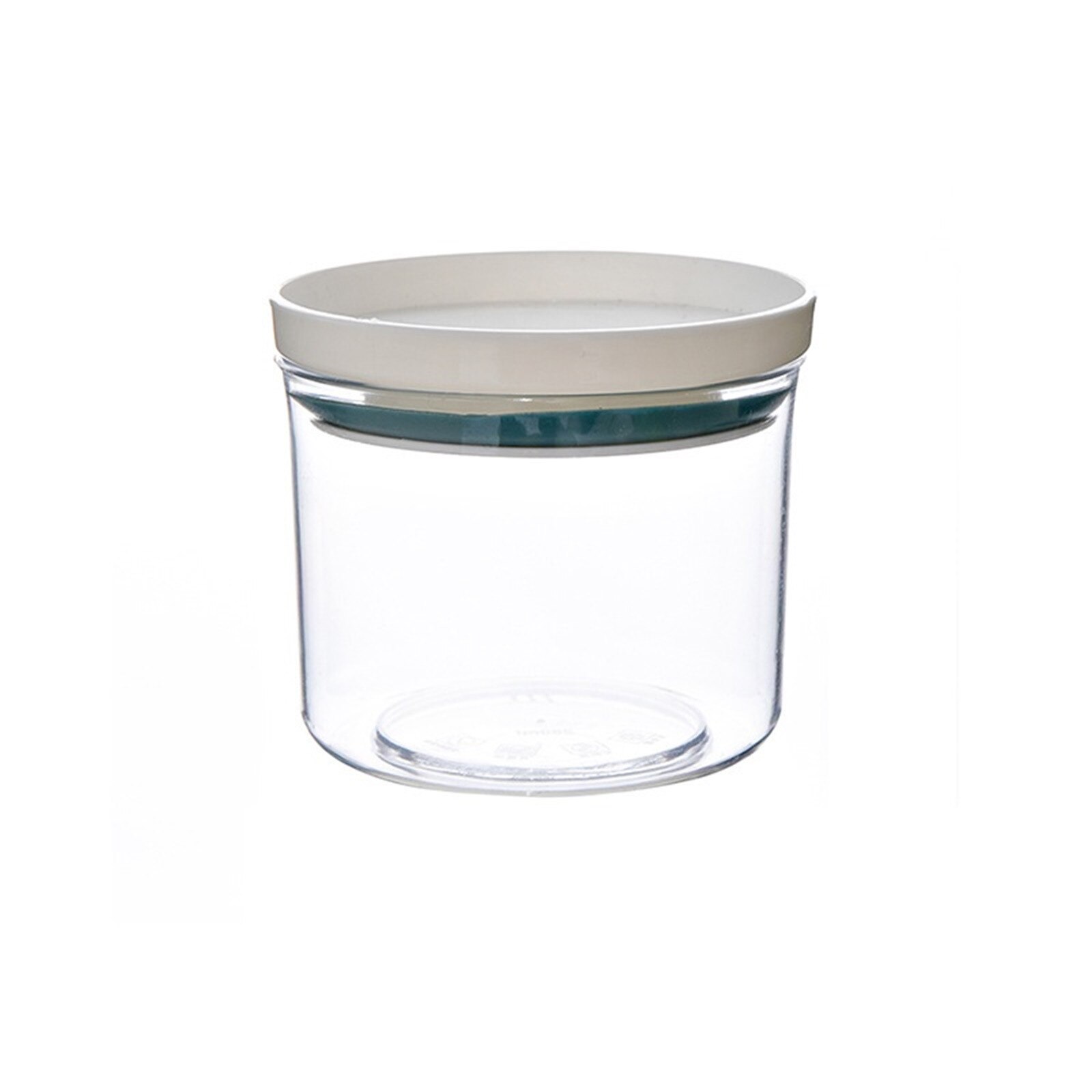 Pot en plastique Transparent avec couvercle, , résistant à l'humidité, boîte de stockage de céréales de alimentaire, réservoir de cuisine: A