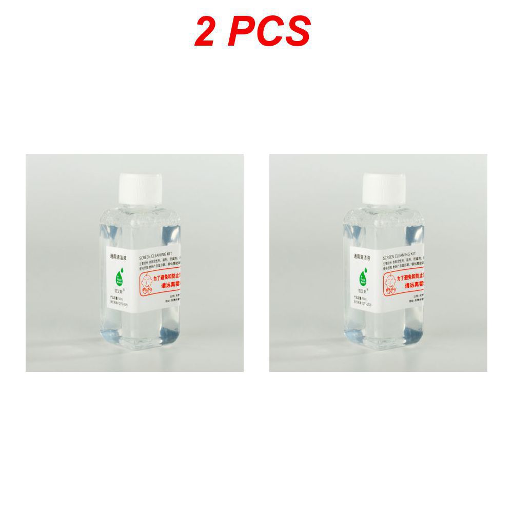 50Ml Draagbare Laptopmonitor Mobiele Telefoon Schermreiniging Vloeistof Universele Vervangende Reiniger Glazen Schermreinigingstools: Lavendel
